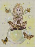 (image for) Gold Fairy with Bubbles